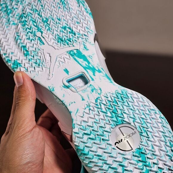 Nike Air Jordan XXXVI 36 Low PF Guo Ailun Women's 10 Silver Jade DM9032-130 Shoe - Picture 17 of 17